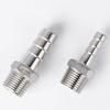1Pcs Connector Adapter Pipe Joint 304 Stainless Steel BSPT Hose Connector 1/8" 3/8" 1/2" 1/4" Male Thread Pipe Fitting