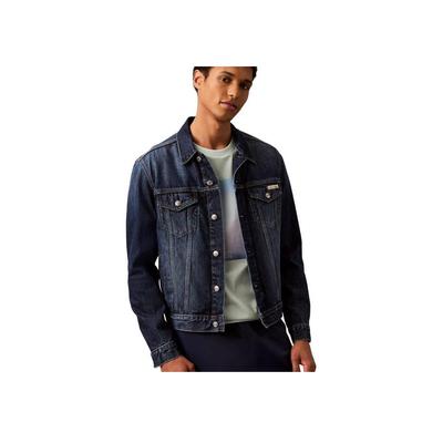 Giacca di Jeans Casual Moda Monopetto Tinta Unita Uomo giacche 4LB766G-401