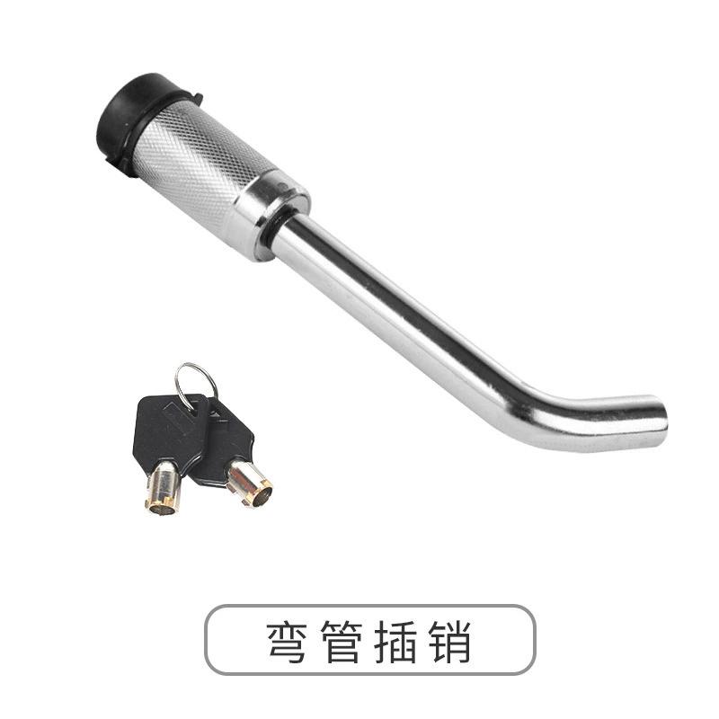 Stainless Steel Tow Lockable Pin Anti-Theft Latch Lock TOW Bar Tongue Hitch Pin Lock Removable Trailer Tongue Hitch Lock for RVs