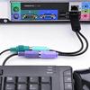 1PCS USB Male to Dual 6Pin PS2 Female Y‑Splitter Cable 10cm Plug & Play Converter Adapter for PS2 Keyboard Mouse Scanner Device