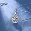 Versatile Jewelry for Dress Sparkling Drop Pendant Necklace Women Cubic