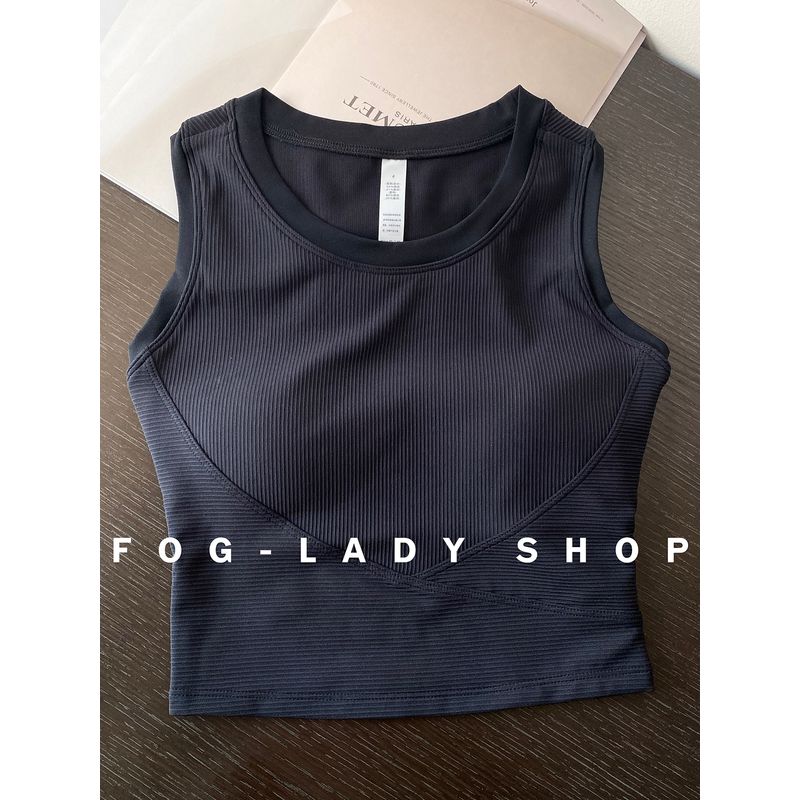 

Супер Покрытие Добавочная Грудь Спорт Пилатес I-образный Жилет Чашка Pure black 4 = size S