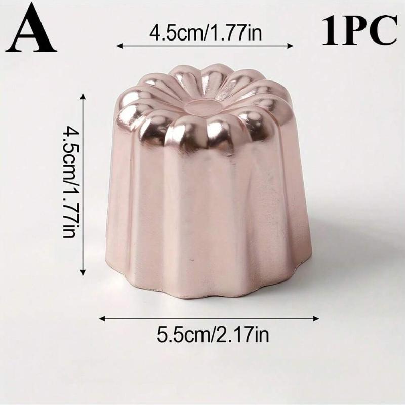 

Cake Mould French Dessert Nonstick Paper Cup Egg Tart Mould Kitchen Baking Tools for Home Fluted Round Flower Shape Integrated