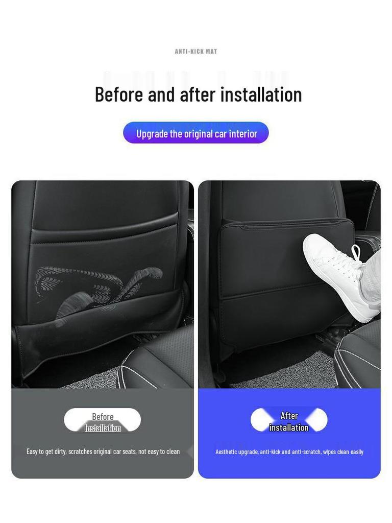 Dongfeng Fengxing T5 EVO Car Seat Kick Mat & Lingzhi PLUS Yacht SX Rear Seat Accessories