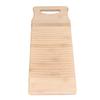 Bamboo Washboard Wooden Color Approx 19.7in Long Thickened Natural Bamboo Wear Resistant Sturdy Durable Wash Board