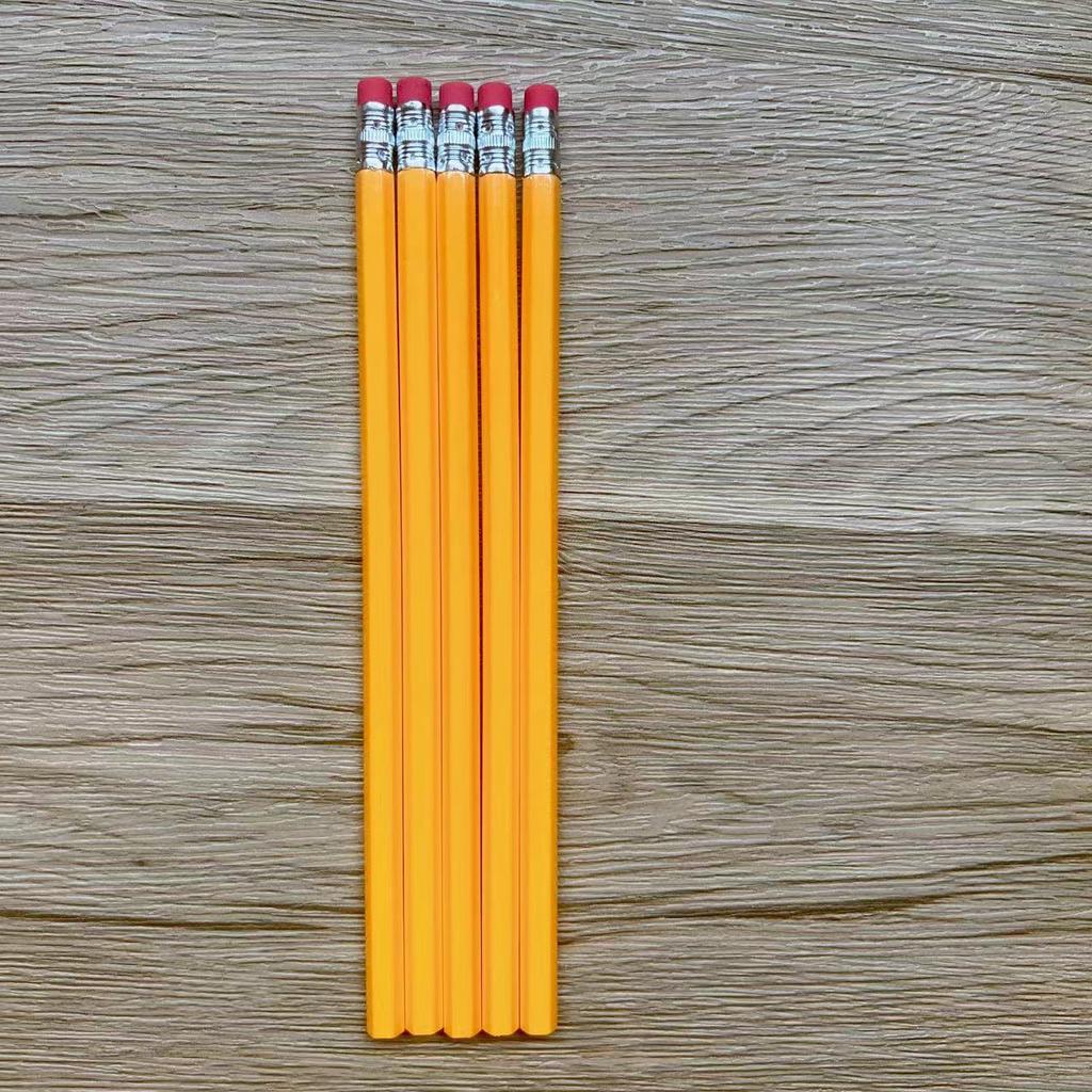 30 Pencils, HB Pencils, with Erasers, Hexagons, Stationery for Elementary School Students, Stationery for Students, Children's Stationery