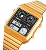 Skmei 2198 Beliebte Shenzhen Jungen Digitale Uhr Perfektes Edelstahlarmband Doppelanzeige Multifunktion Auf Lager Sportuhr