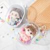 with Keychain Cotton Doll Display Bag PVC Cotton Doll Storage Bag  Bag Organization
