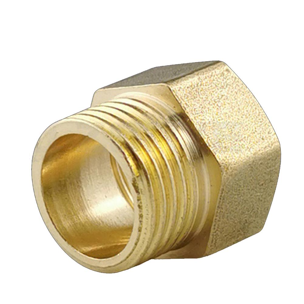 Adaptor conductă gaz alamă filet interior 3/8 inch filet exterior 1/4 inch Pentru aragazuri, grătare, accesorii camping exterior Adaptor conductă