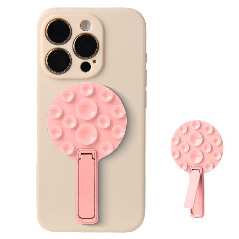 2 in 1 Phone Holder Silicone Mobile Phone Stand Universal Suction Cup Phone Mount