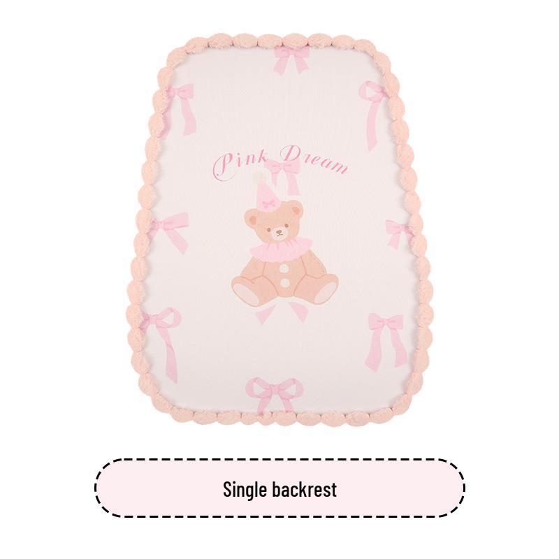 Cartoon Goddess Style Universal Car Seat Cushion for Women - All-Season, Fits BYD Dolphin, Yuan UP, Seal, Yuan Pro