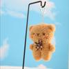 Cute Bear Plush Toys Small Pendant Cute Bowknot Solid Color Bears Doll Soft Stuffed Toy For Kids Christmas Girls Gift 10CM