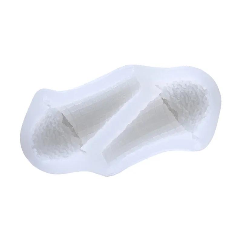 Silicone Cheese Cone Ice Cream Fondant Gum Mold Aroma Gypsum Ultra Light Clay Cake Decoration Chocolate Mold