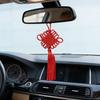 Festive Ornaments Chinese Knot Hanging Decor – Red 5-Piece Set For New Year For Home Entry Festive Display