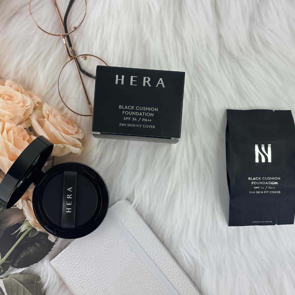 Hera 2024 NEW Black Cushion  Foundation (15g+Refill 15g) SPF34/PA++(9 Colors)