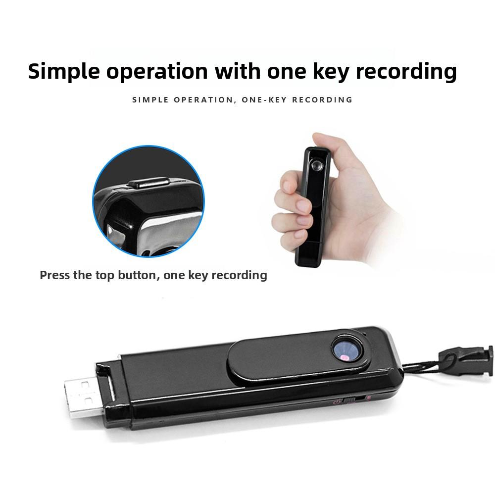Portable Outdoor Sports Riding High Definition Camera Back Clip Type Audio and Video Law Enforcement Recorder