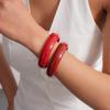 Resin smudge irregular round bracelet fashion personality style bracelet feeling bracelet jewelry