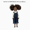 Mini Cute Jeans Trousers Shirt Denim Pants T-shirt Tops for 1/12 BJD Dolls for ob11 ymy dolls