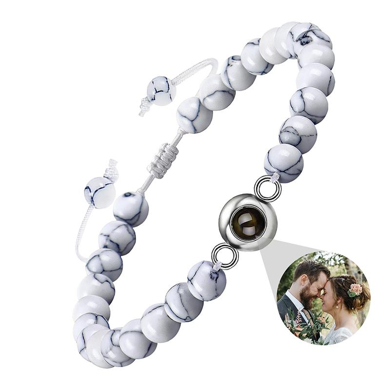 Individuelles Armband mit Bild innen Personalisierte Projektionsarmbänder mit Fotos Armband mit Foto Personalisierte Gedenkgeschenke