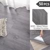 NINETAI Peel And Stick Floor Tile, 50pcs Vinyl Plank Wood Grain Look 11.81in*11.81in/48 Sq.Ft, Kitchen Mats For Floor