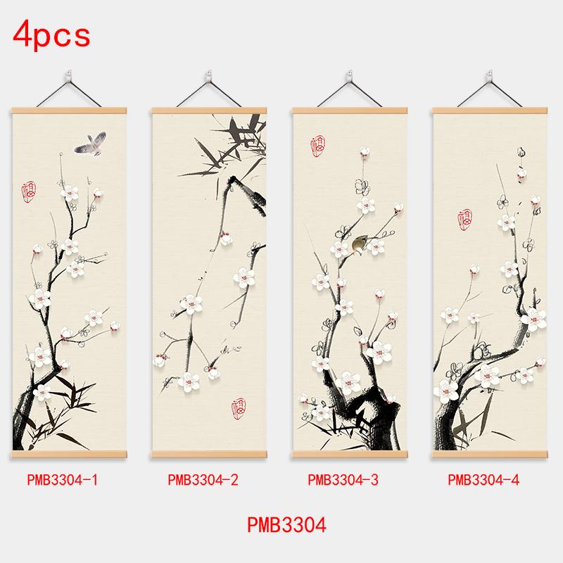 Traditionelle chinesische Landschaftsmalerei, klassische Kunst, Wandbild, Poster, Leinwand