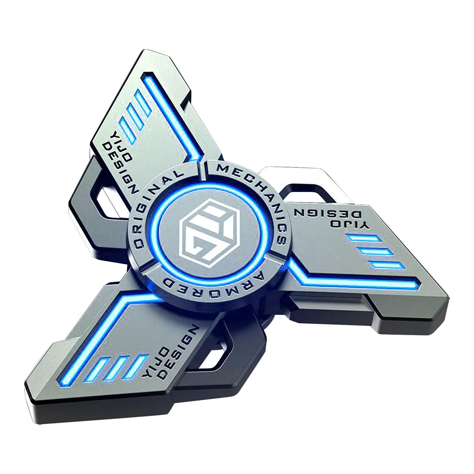 

(SU)Светящийся F-idget S-pinners Металлический сплав Рука S-pinner Немой Подшипник Noctilucent Senior Gyro Stress Relief Toy For Adult Подарки