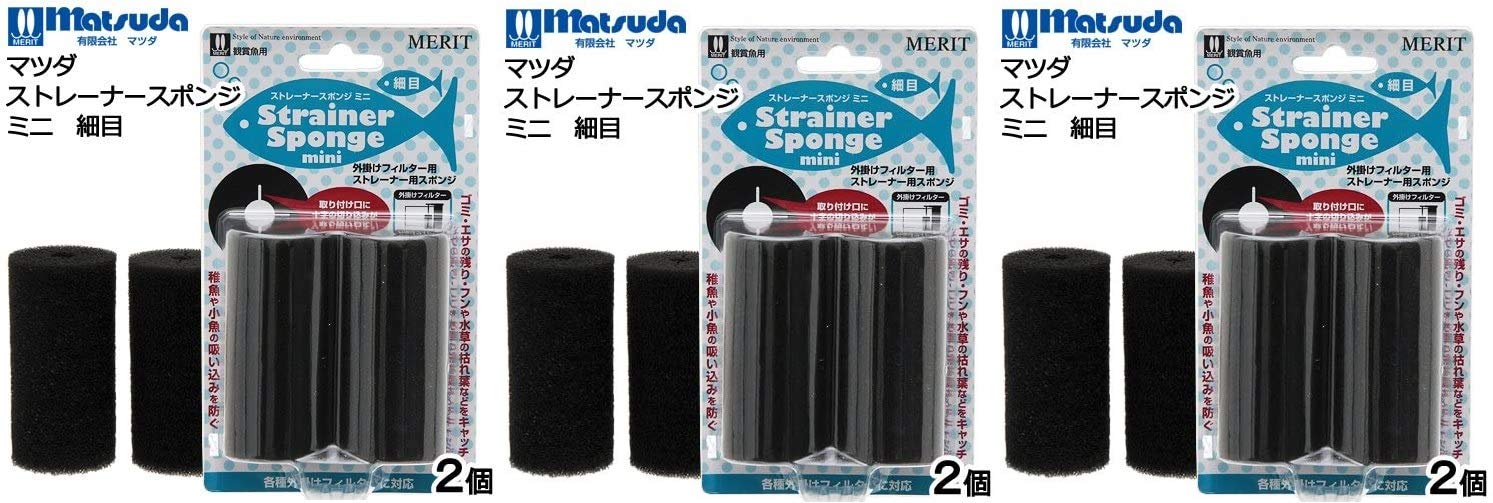 

Mazda Strainer Sponge Fine 2p x 3 Mini, Mesh, (Bulk Purchase)