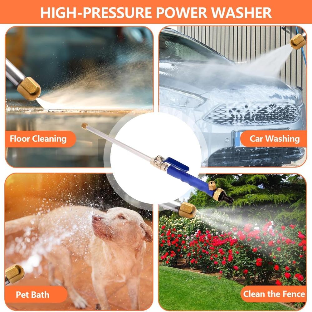 Quick Connectors Hydro Jet Power Washer Wand Car Wash Tool  Garden Cleaning Products