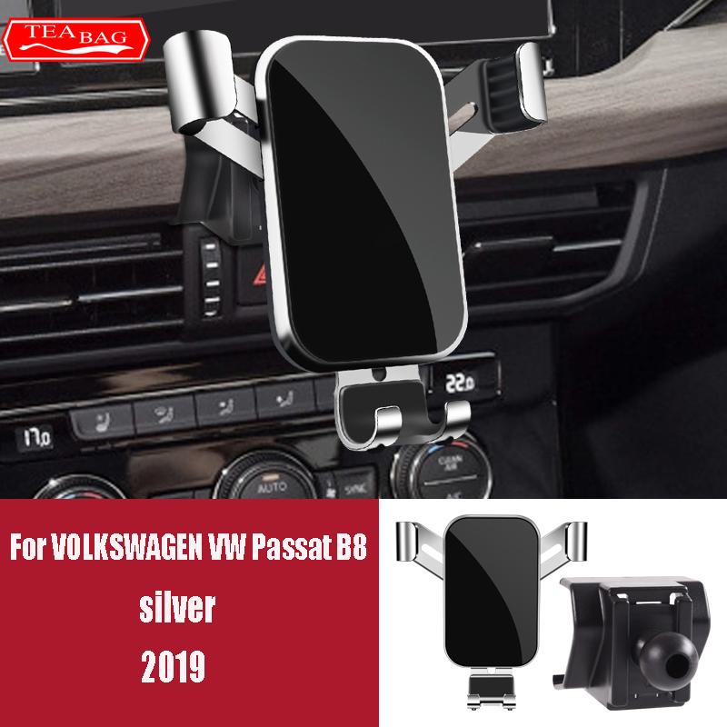 Adjustment Car Phone Holder For Volkswagen VW Magotan Passat B8 2017- Teramont Sagitar 2015- Air Vent Navigation