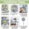 2026 10pcs Bird Repellent Windmill, Bird Repeller, Bird Repeller Windmill, Bird Rep