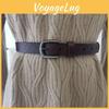 Simple Waist Belt With Lingge Design And Alloy Buckle For Casual And Attire Work