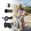 A1A2 Universals Electric Bike Handlebars Twist Throttle Speed Control Handle Replacement Throttle Handle with LED Display
