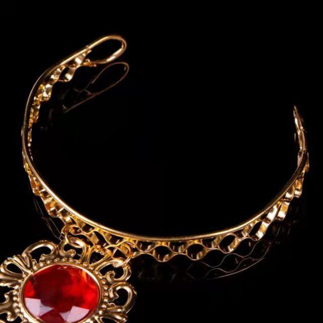 1 Stück Bauchtanz-Finger für Damen und Mädchen, indischer Thai-Finger, goldener Schmuck