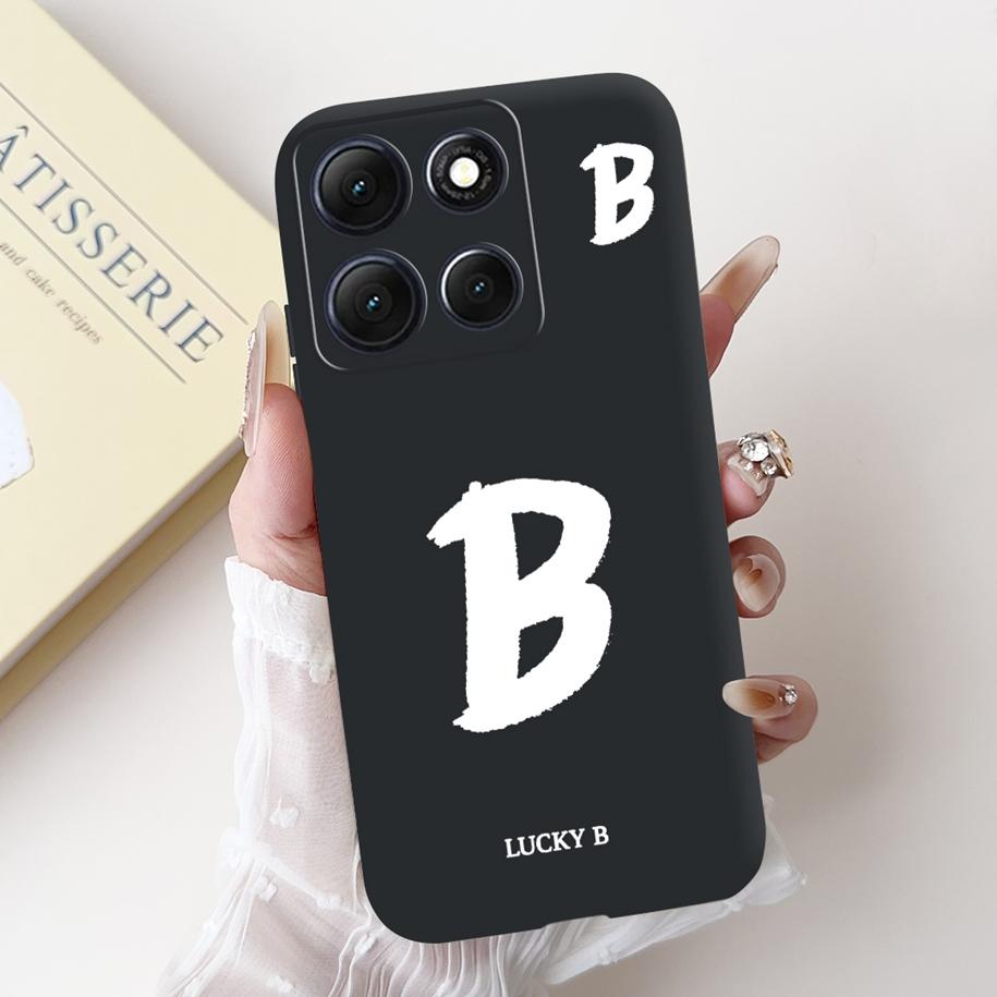 For Motorola Moto G86 Power Case Cute Lucky Letters Crown Flower Soft Silicone Back Cover For Moto G56 G86 5G G86Power Protector