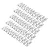 120Pcs Bear Shape Nail Color Display Card Nail Tips Color Chart Nail Art Practice for Manicurists Nail Salons