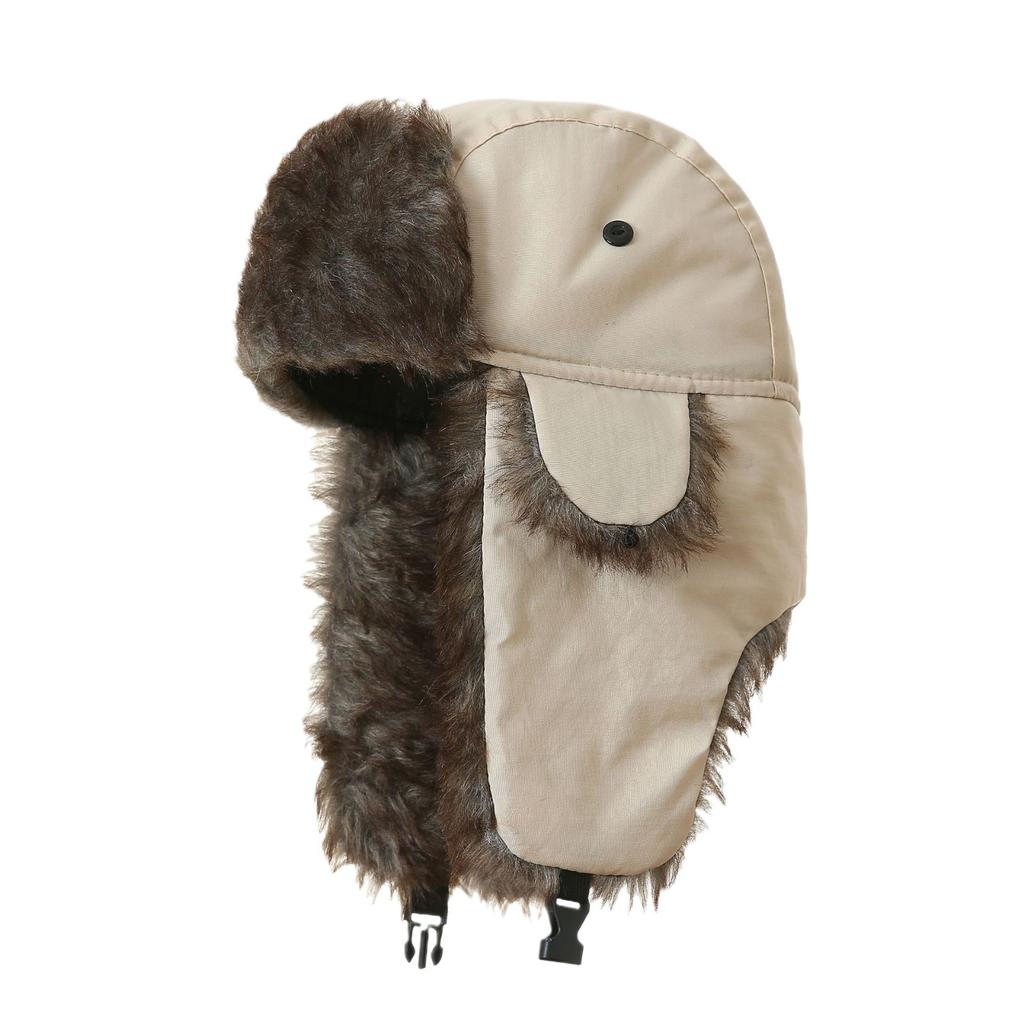 Head Circumference Adult Outdoor Waterproof Winter Pilot Lei Feng Hat Autumn and Winter Men's and Women's Cotton Hats