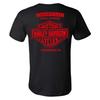 T-shirt à manches courtes pour homme Harley-Davidson Harvest, Noir