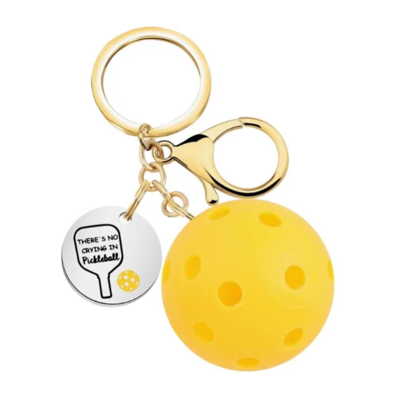 Pickleball Bag Tag Keyring Pickball Pendant For Party Hoilday Handbag Birthday Gift Car Keychain Accessories For Sports Lovers