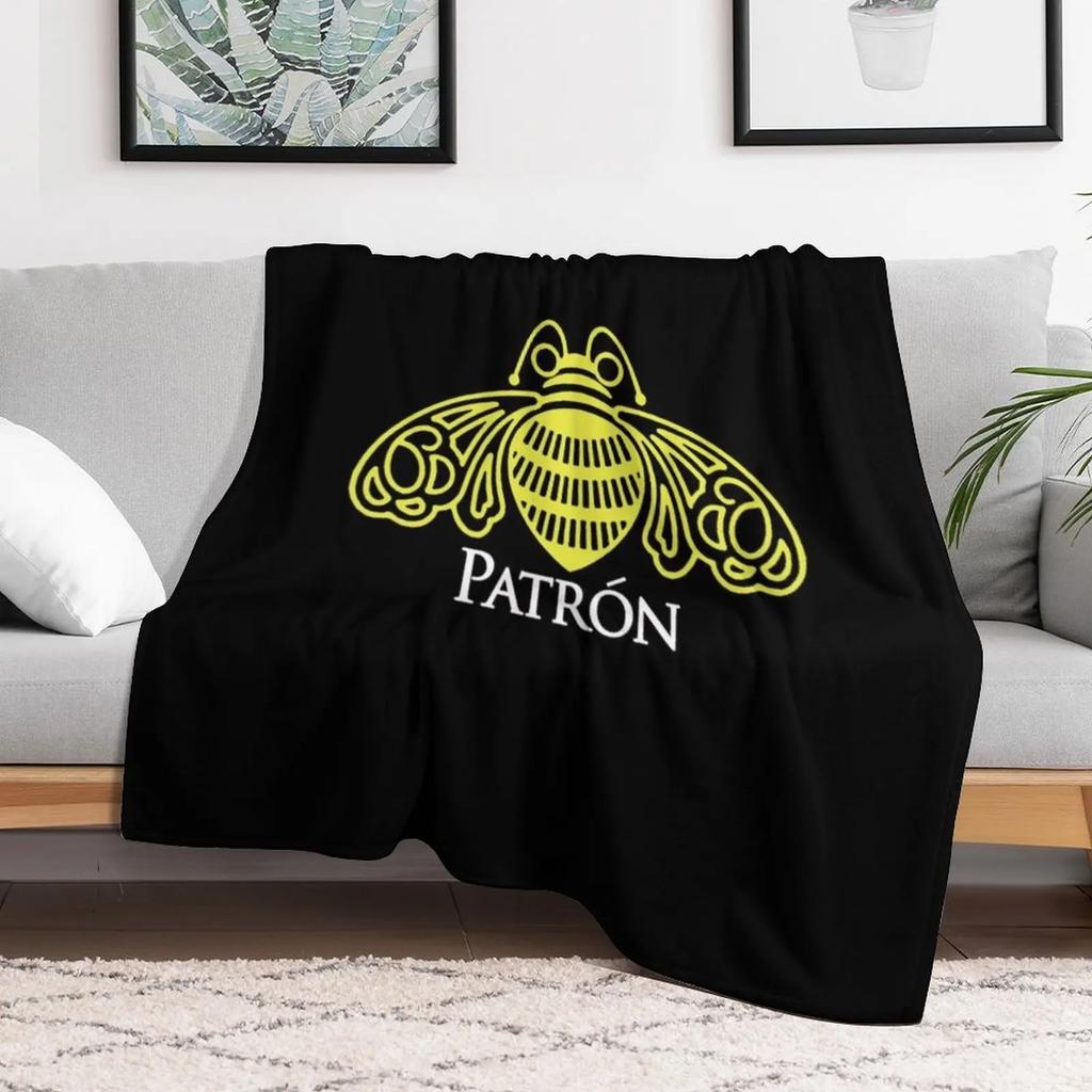 Patron Tequila Logo Classic Gift For Men and Women Throw Blanket Warm Throw Blanket Gift for Anniversary
