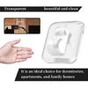 Strong Hold Transparent Wall Mounts Featuring Adhesive Technology Cautious Cable Fixing Hooks Suitable for Light Wire