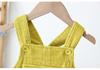 Korean Kids' Corduroy Overalls with Crotch Opening (0-3 Years) - 2026 New Style