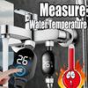Black Bathroom Led Display 0℃~99℃ Home Water Shower Thermometer Water Accurate Temperature Measurement Meter Bathroom