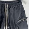 Dark Series RO Men's Cargo Shorts: Multi-Zipper, Big Pocket Design, Regular Fit, Mid-Length for Summer.
