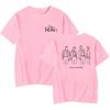 The Rose Back To Me Skjorte Kpop T-skjorter The Rose Kpop T-skjorte K-Rock T-skjorter Casual Topper Unisex Y2k Topp