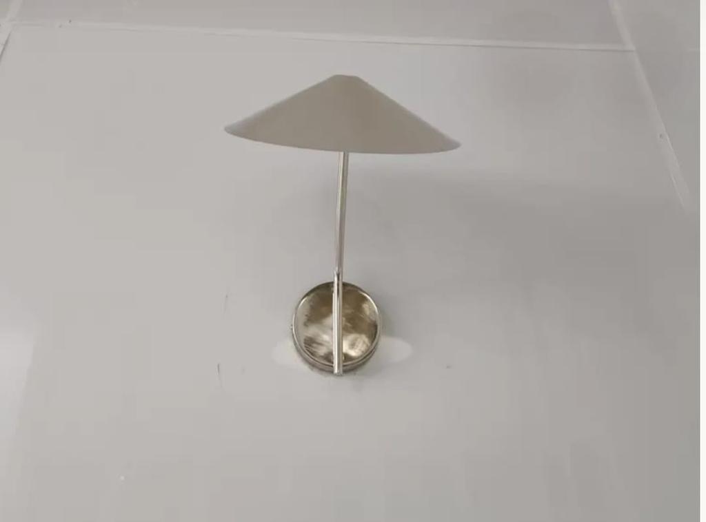 Polished Chrome Wall Light Fixture, Minimalist Vanity or Bedroom Lighting Sconce