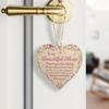 Wooden Heart Hanging Sign Birthday Mothers Day Gifts Thank You Gift For Mom Home Door Decorative Ornaments Pendant