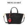 Spring and summer new niche fashion hand-woven vegetable basket women's bag trendy versatile single shoulder messenger tote bag