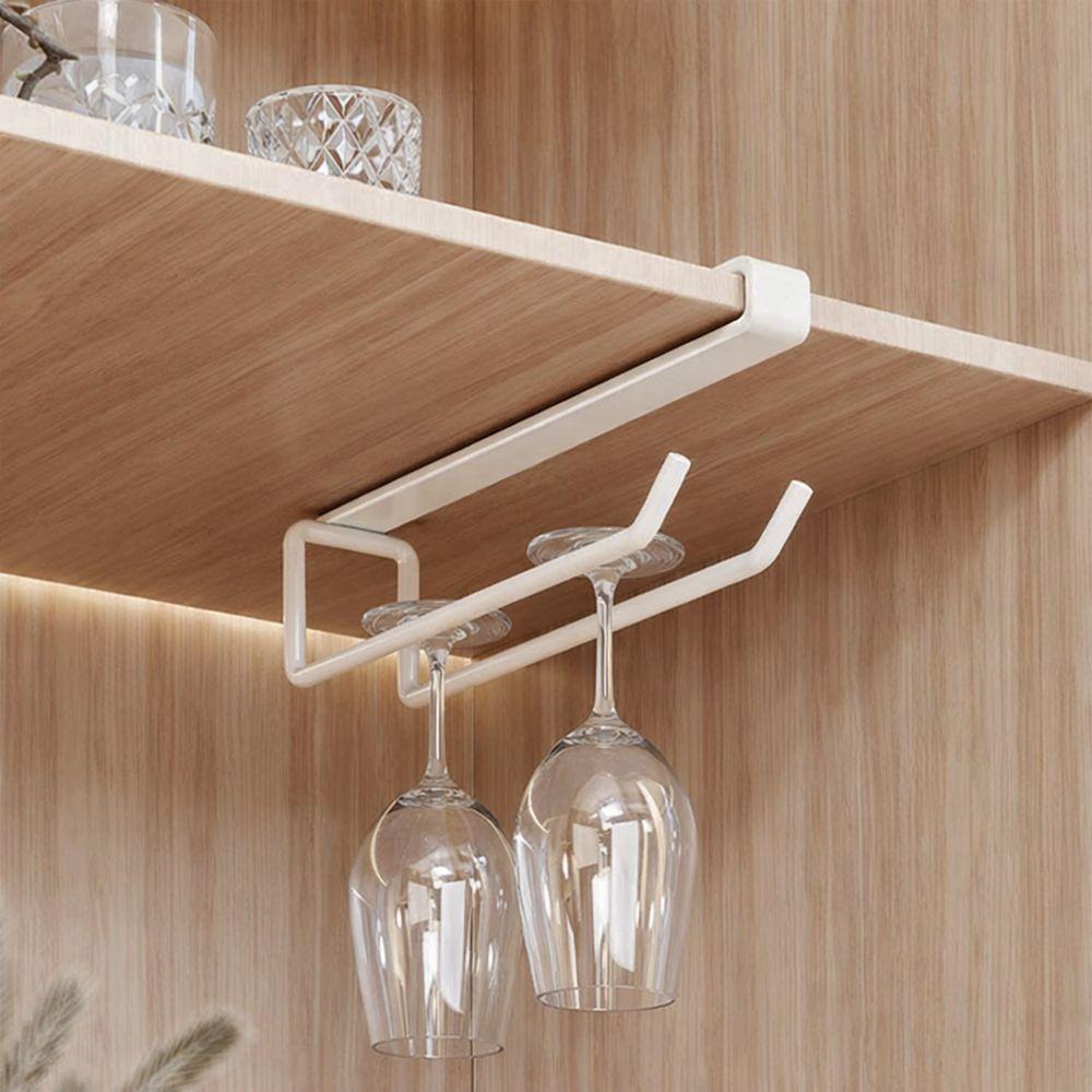 No Drill Wine Glass Rack Wall Mounted Wine Glass Holder Red Wine Cup Holder  Living Room