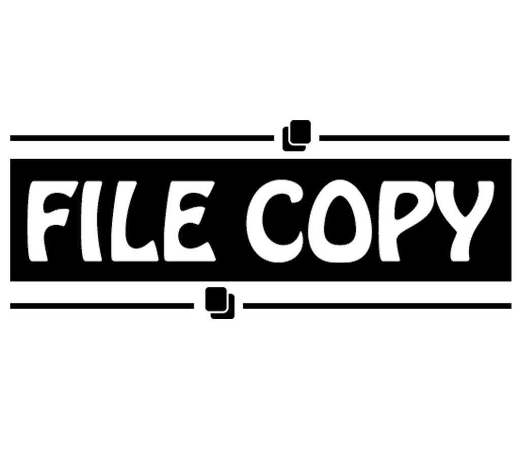 Printtoo File Copy Self Inking Rubber Stamp Pre-Inked Office Stamp- Home Office Business Stationery, 47 x 20 mm