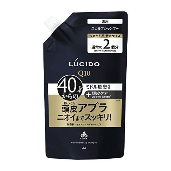 [Large Capacity] WEB Exclusive LUCIDO Medicated Scalp Deo Shampoo Refill 760ml Anti-aging Odor Men s Shampoo